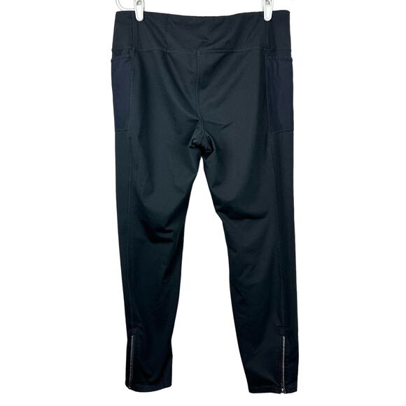 Brooks Threshold Women's Running Tight Black XL Ankle Zippers - Picture 2 of 11